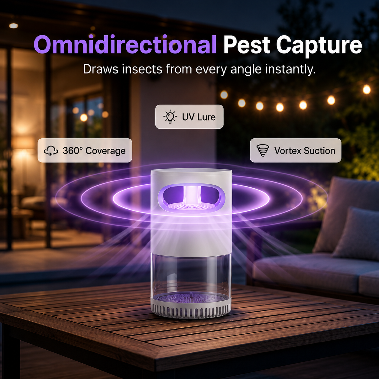 🔥Last Day 50% OFF! UV Mosquito Killer Lamp – quiet, USB, chemical-free. 50K+ sold! thumbnail 4