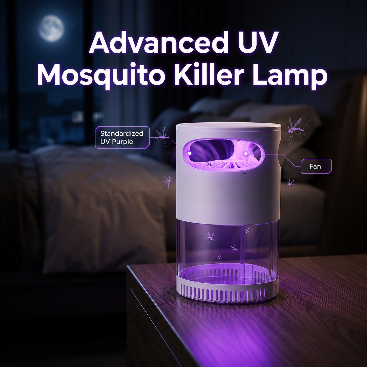 🔥Last Day 50% OFF! UV Mosquito Killer Lamp – quiet, USB, chemical-free. 50K+ sold! thumbnail 2