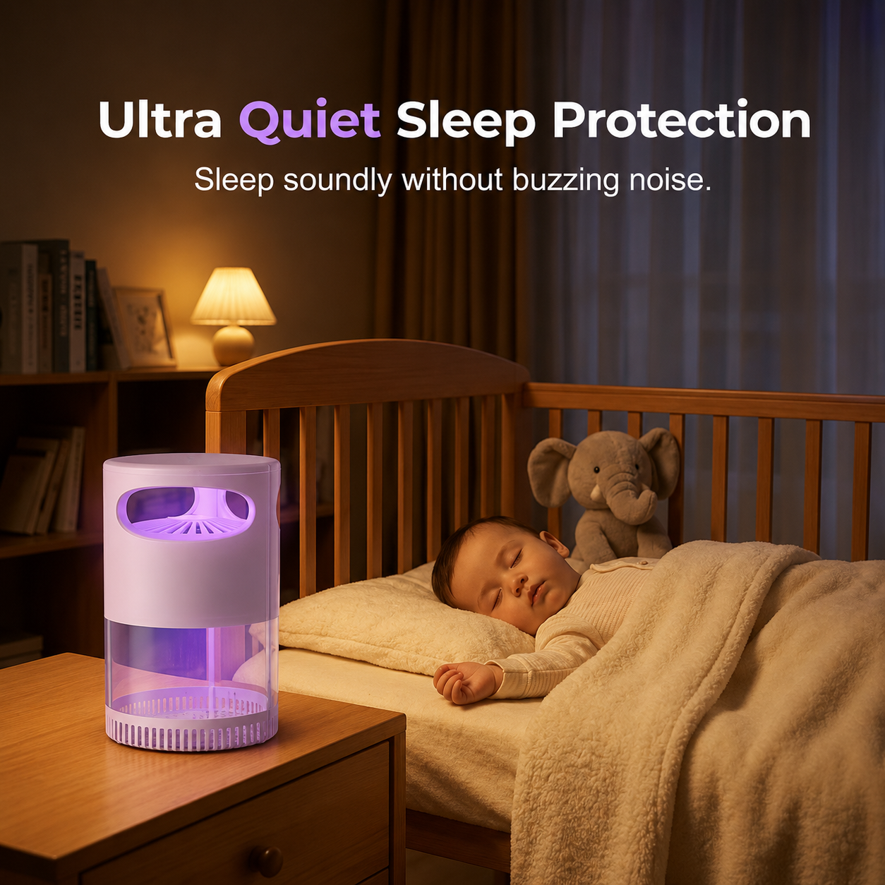 🔥Last Day 50% OFF! UV Mosquito Killer Lamp – quiet, USB, chemical-free. 50K+ sold! - Image 1