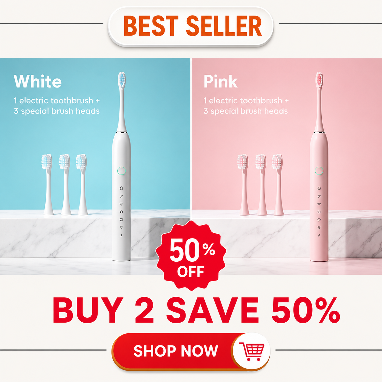 🔥 HOT SALE 49% OFF 🔥 Sonic Electric Toothbrush thumbnail 10