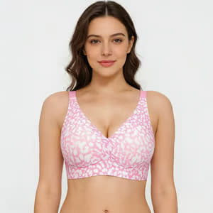 🏆LAST DAY SALE 49% OFF 🔥Super Firming Leopard Print Jelly Bra | Women Wirefree Bras 👍No More Sagging Breasts thumbnail 12