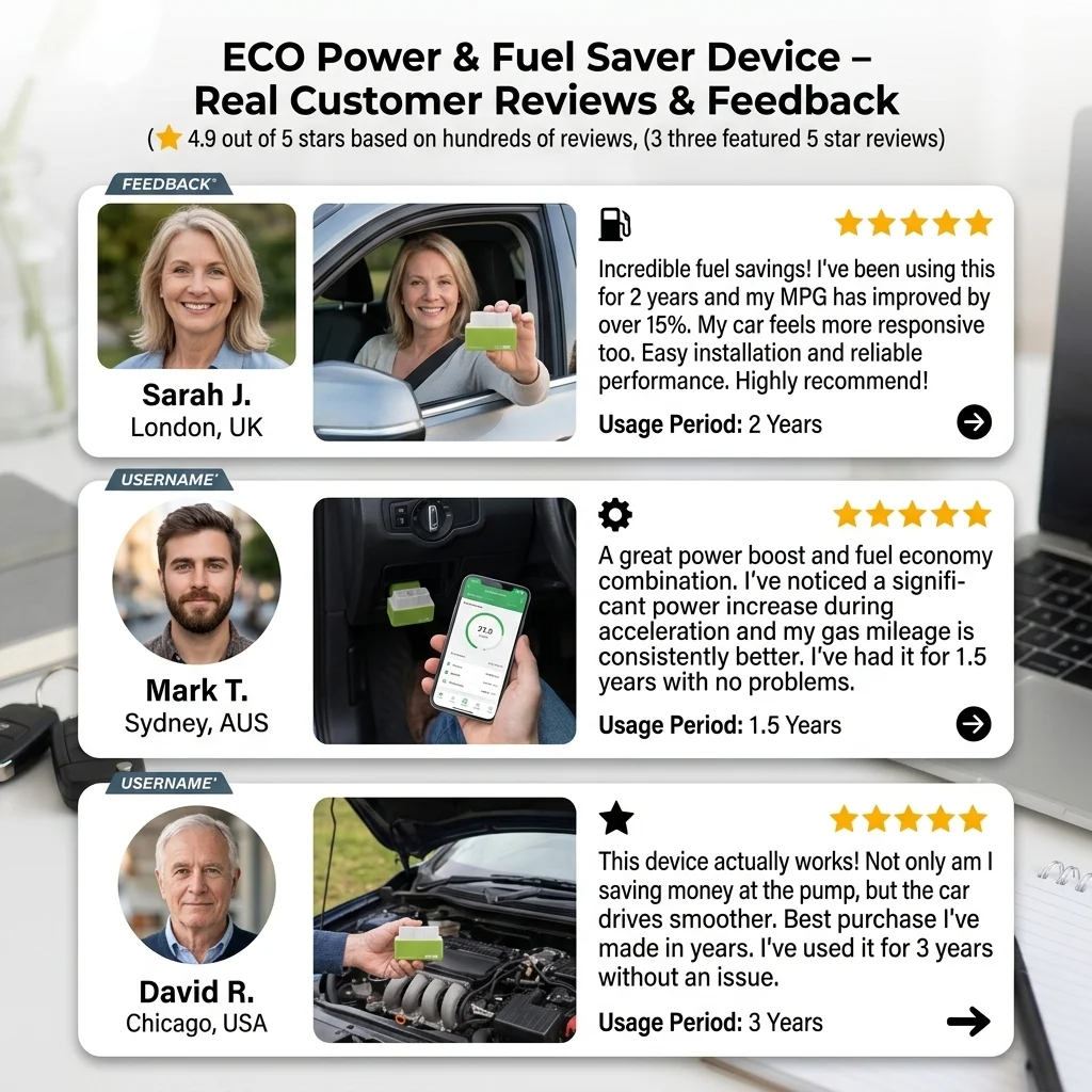 🔥 Summer Sale Upto 60% OBD2 ECO Power & Fuel Saver Device thumbnail 6