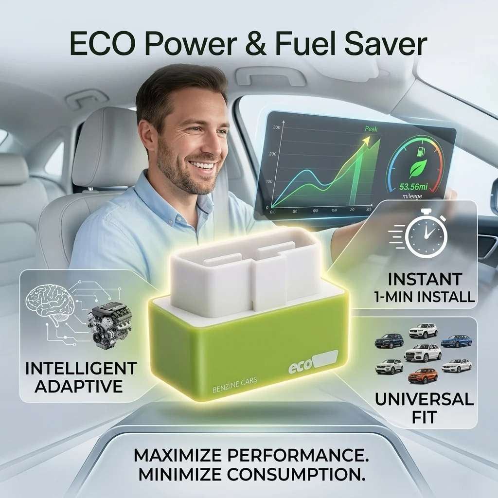 🔥 Summer Sale Upto 60% OBD2 ECO Power & Fuel Saver Device thumbnail 7
