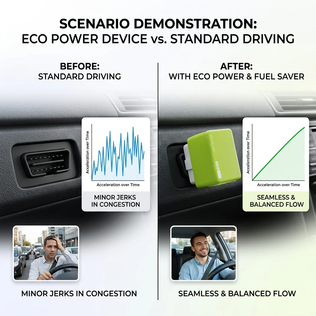 🔥 Summer Sale Upto 60% OBD2 ECO Power & Fuel Saver Device thumbnail 8