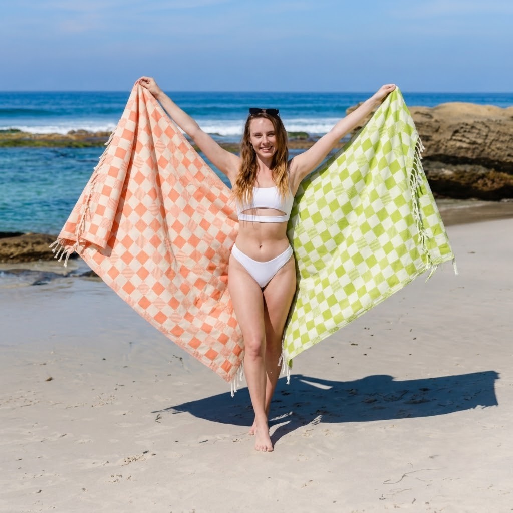 🔥🔥Hot Deal Summer SALE OFF UP TO 60%🔥🔥2-in-1 Towel Backpack with Zipper Pocket thumbnail 10