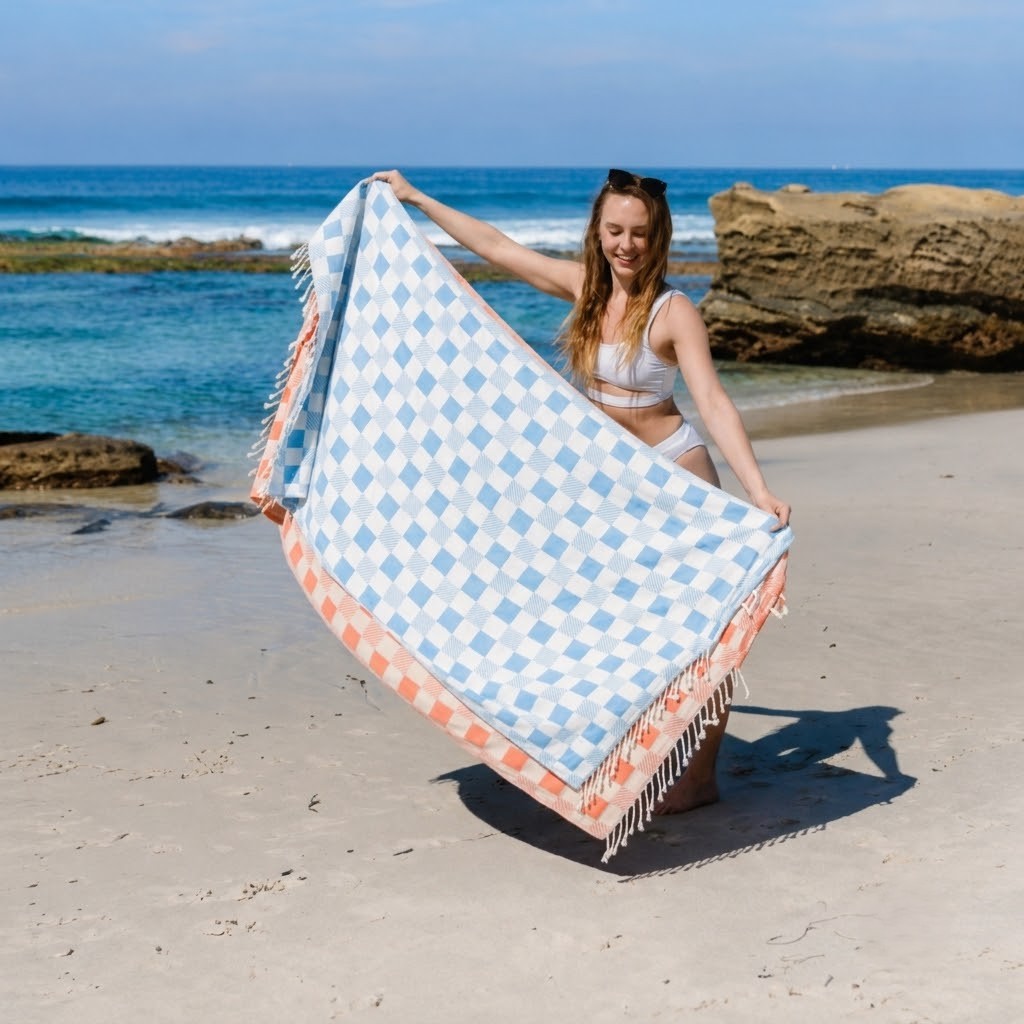 🔥🔥Hot Deal Summer SALE OFF UP TO 60%🔥🔥2-in-1 Towel Backpack with Zipper Pocket thumbnail 11