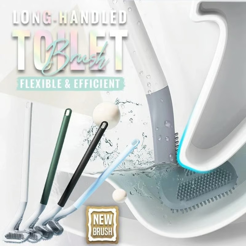 🚽✨50% OFF🔥 Long-Handled Toilet Brush — Clean Deeper Without Bending!✨🧼 thumbnail 2