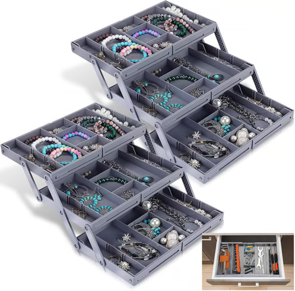 🔥Last Day 60% OFF🔥Multi-Level Smart Drawer Organizer thumbnail 2