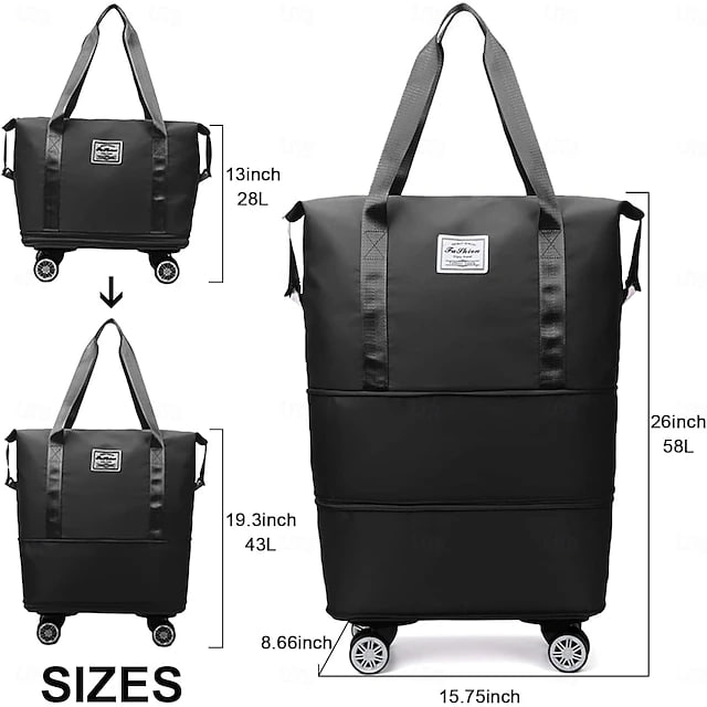 2026 New Large Capacity Travel Bag - Universal Wheel Removable thumbnail 2