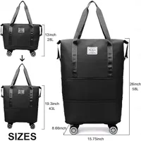 2026 New Large Capacity Travel Bag - Universal Wheel Removable thumbnail 2