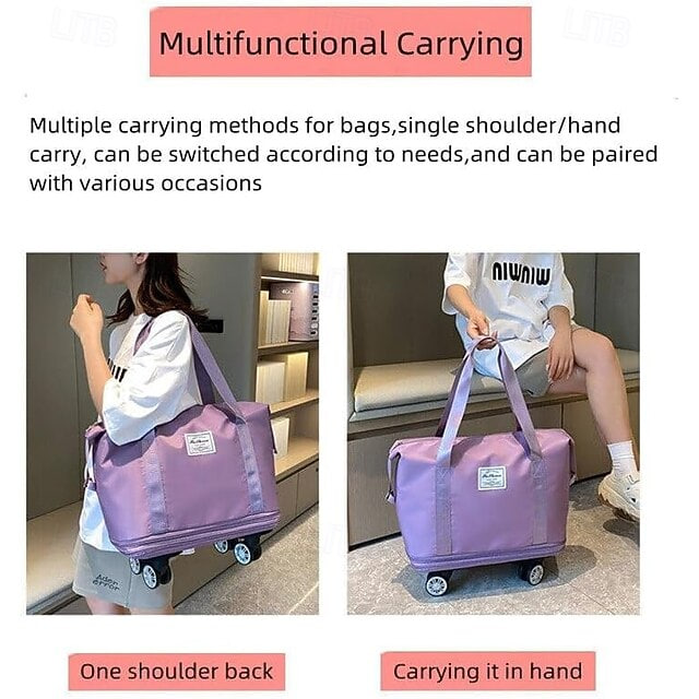 2026 New Large Capacity Travel Bag - Universal Wheel Removable thumbnail 5