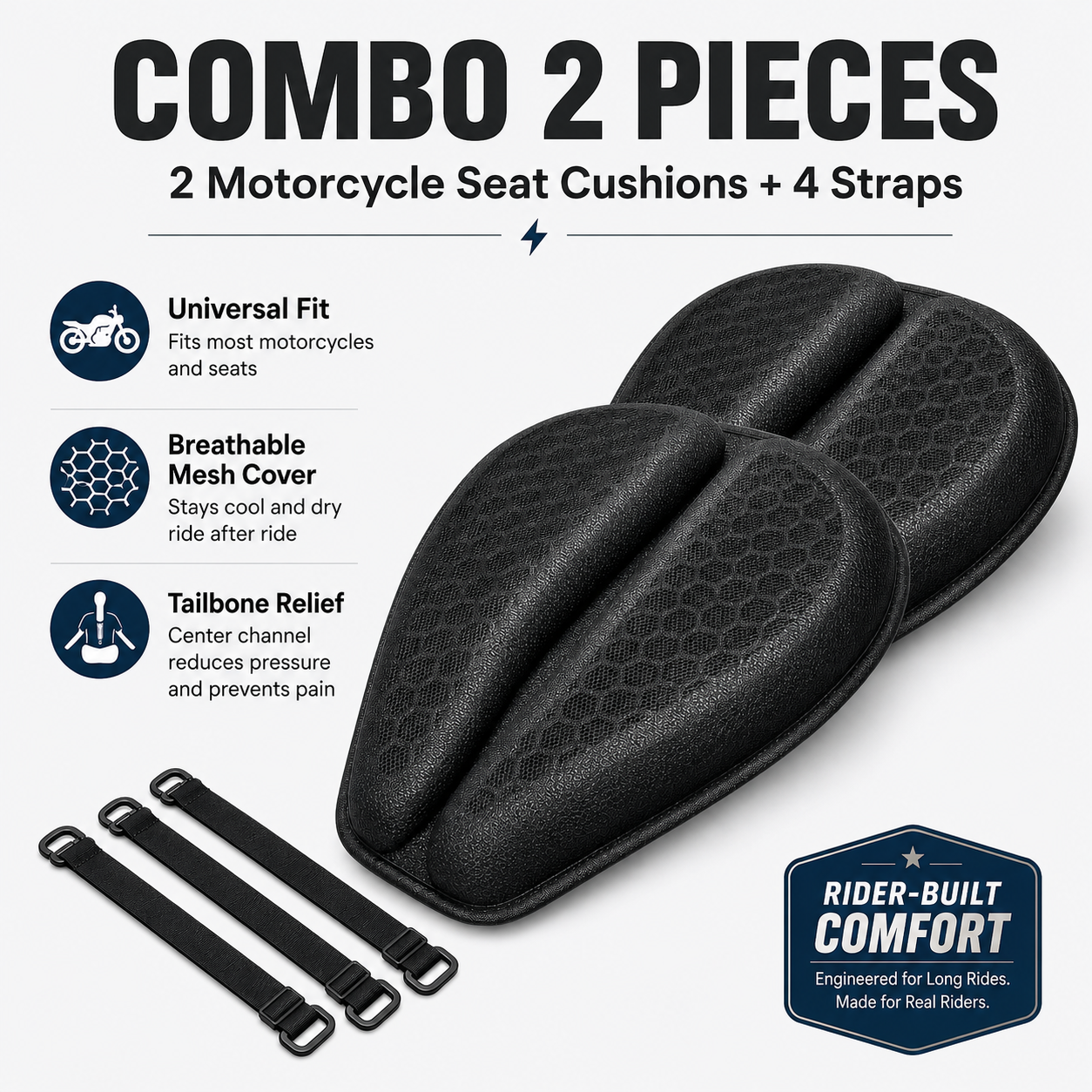🔥🏍️Hot Deal Summer SALE OFF UP TO 60%🔥🔥Long Distance Seat Cushion thumbnail 8