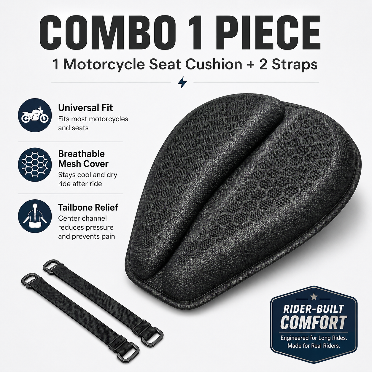 🔥🏍️Hot Deal Summer SALE OFF UP TO 60%🔥🔥Long Distance Seat Cushion thumbnail 7
