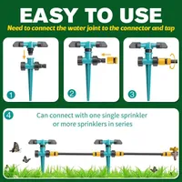 🔥🔥Hot Deal Summer SALE OFF UP TO 60%🔥🔥360-Degree Rotating Garden Sprinkler thumbnail 5
