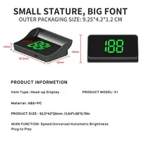 🔥 Summer Sale Upto 60% Head-Up Display Car GPS Digital Speedometer thumbnail 15