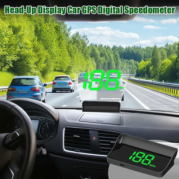 🔥 Summer Sale Upto 60% Head-Up Display Car GPS Digital Speedometer thumbnail 2