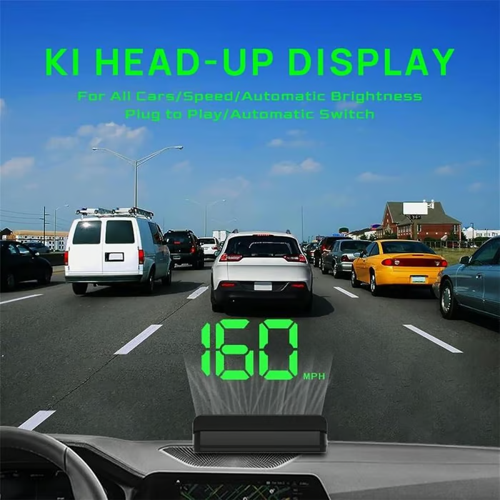 🔥 Summer Sale Upto 60% Head-Up Display Car GPS Digital Speedometer thumbnail 3
