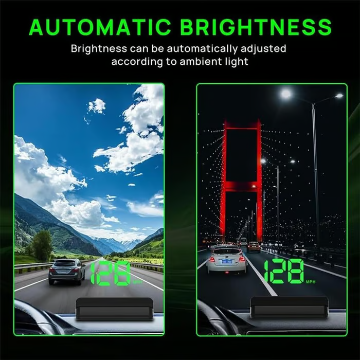 🔥 Summer Sale Upto 60% Head-Up Display Car GPS Digital Speedometer thumbnail 4
