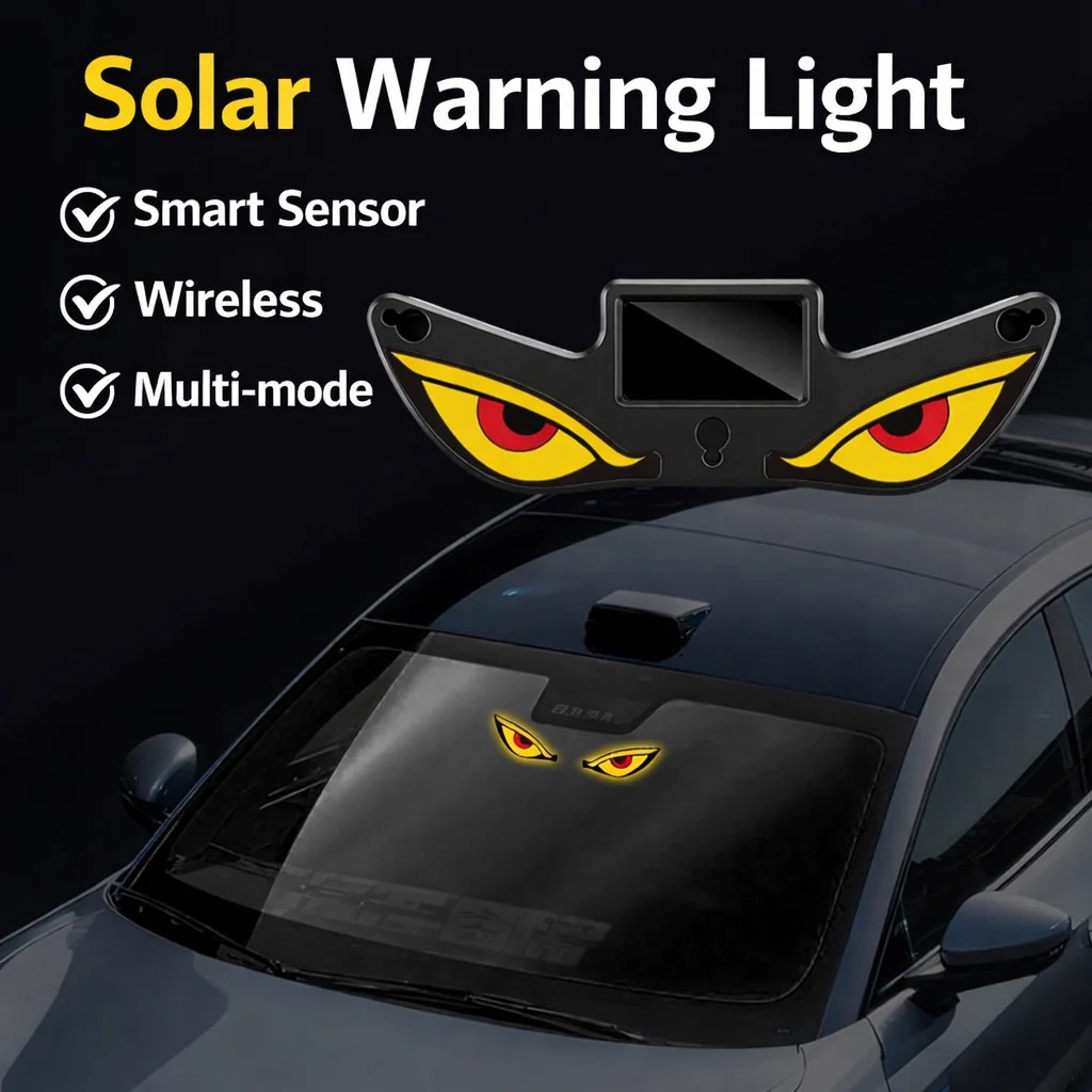 🔥Hot Sale 60% OFF🔥 Solar Demon Eye LED Car Window Light🚘 - Image 1