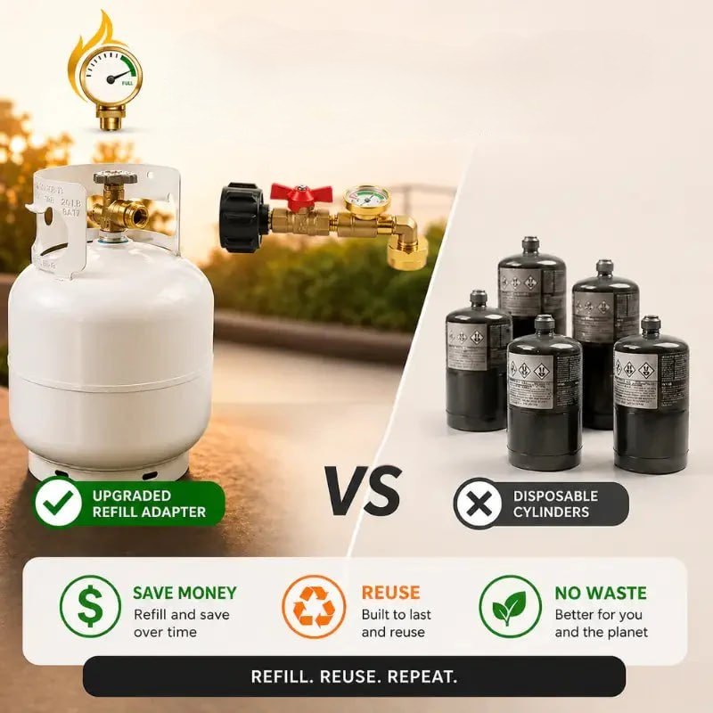 🔥 Summer Sale Upto 60% - Propane Refill Adapter - Image 1