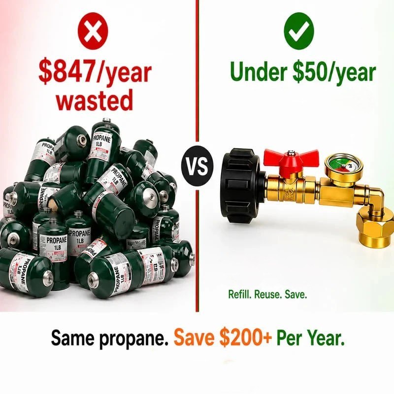 🔥 Summer Sale Upto 60% - Propane Refill Adapter thumbnail 7