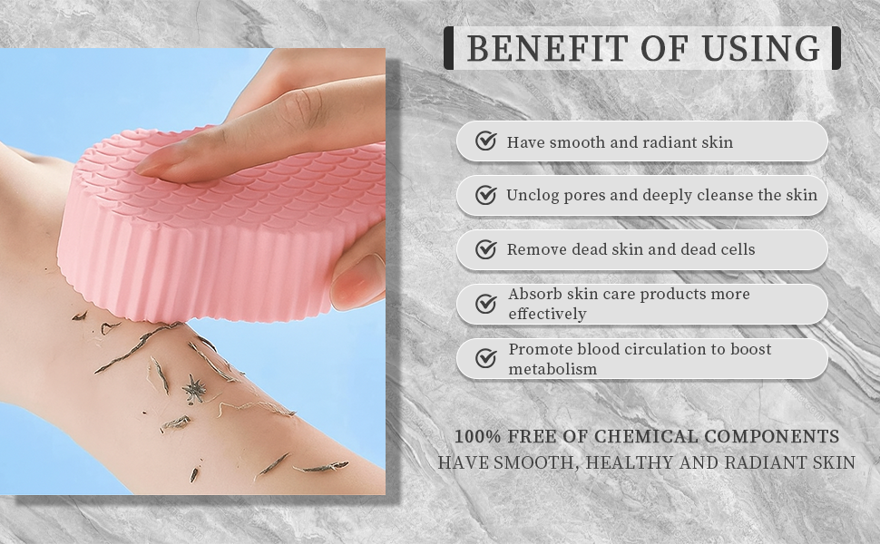 magic exfoliating bath sponge
