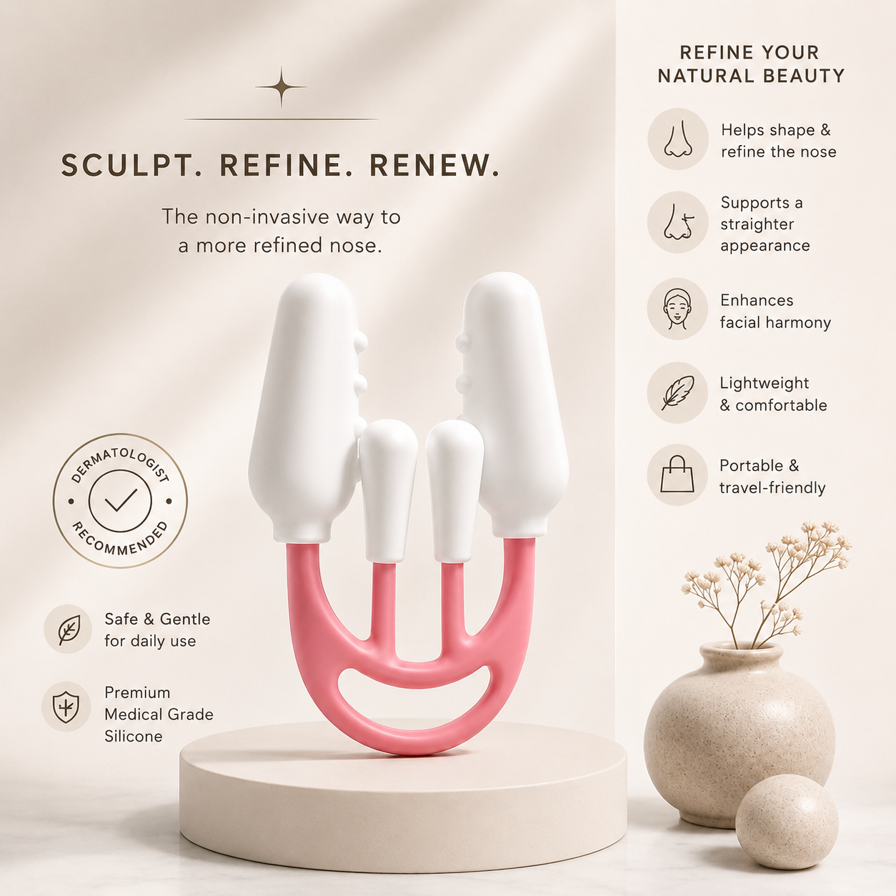 💖 For Girls Sale Up to 50% OFF 💖 - Nose Lifting Tool for Reshaping Nose 👃 thumbnail 3