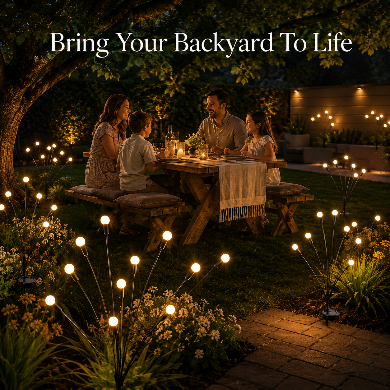 🔥 50% OFF TODAY 🔥 🌿 Solar Garden Lights: Light Up Your Garden Without Wiring ✨ thumbnail 8