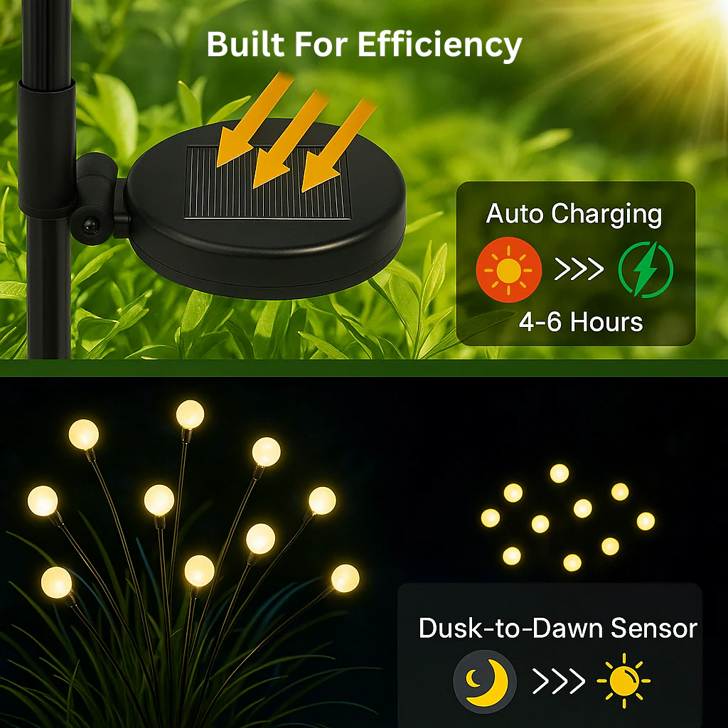 🔥 50% OFF TODAY 🔥 🌿 Solar Garden Lights: Light Up Your Garden Without Wiring ✨ thumbnail 5