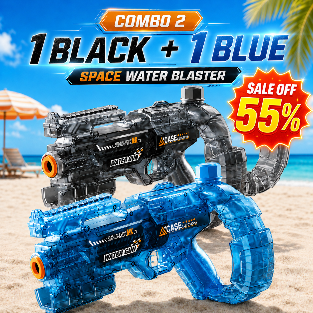 🔥🔥Hot Deal Summer SALE OFF UP TO 60%🔥Galaxy Ring Blaster Water Gun thumbnail 10