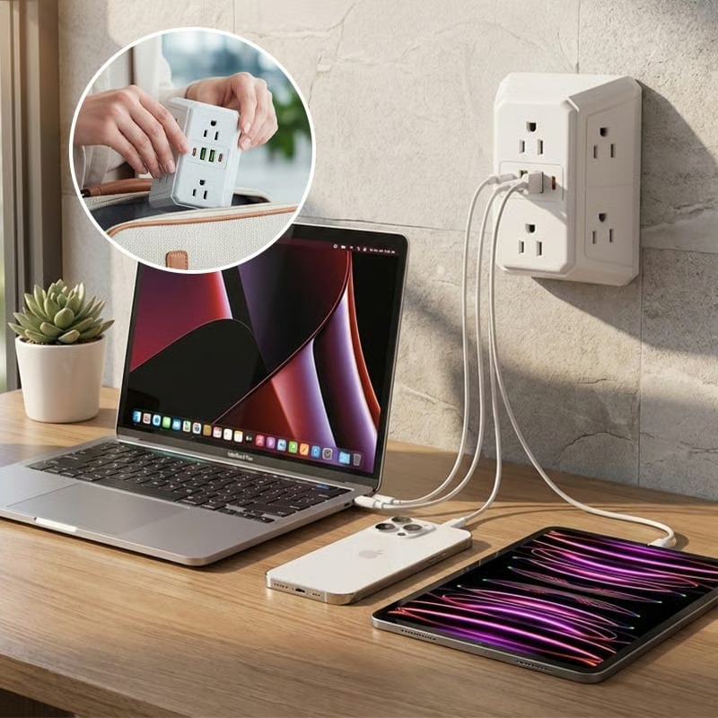 🔥Hot Sale 60% OFF🔥Multi Plug 6-Outlet Extender - Image 1