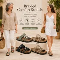 🔥 Hot Sale 50% OFF + Free Shipping🔥Braided Cork Sandals – Your Feet Called thumbnail 1