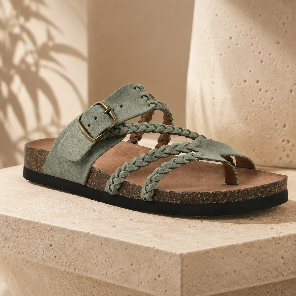 🔥🔥Hot Deal Summer SALE OFF UP TO 60%🔥🔥Braided Cork Sandals – Your Feet Called thumbnail 8