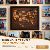 🔥Last Day 60% OFF ✈️ Wooden USA Travel Map Puzzle🧩A Stylish Way to Track Your Journey & Memories thumbnail 5