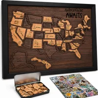 🔥Last Day 60% OFF ✈️ Wooden USA Travel Map Puzzle🧩A Stylish Way to Track Your Journey & Memories thumbnail 11