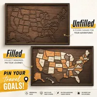🔥Last Day 60% OFF ✈️ Wooden USA Travel Map Puzzle🧩A Stylish Way to Track Your Journey & Memories thumbnail 3