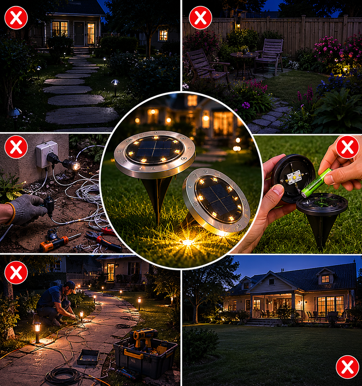🔥Hot Deal Summer 🔥 Solar Ground Lights for Outdoor Gardens🔥 thumbnail 9