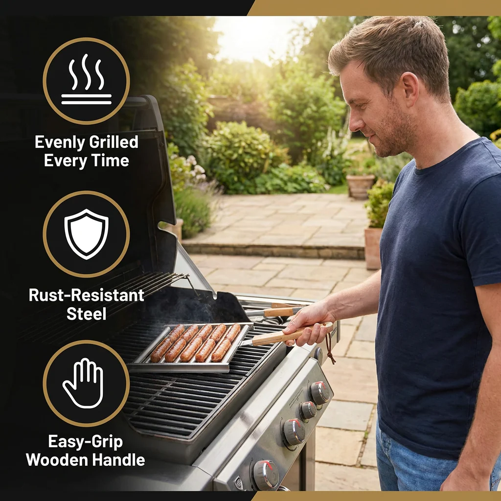 🔥SUMMER SALE OFF 50%  Hot Dog Roller for Grill🌭 thumbnail 5