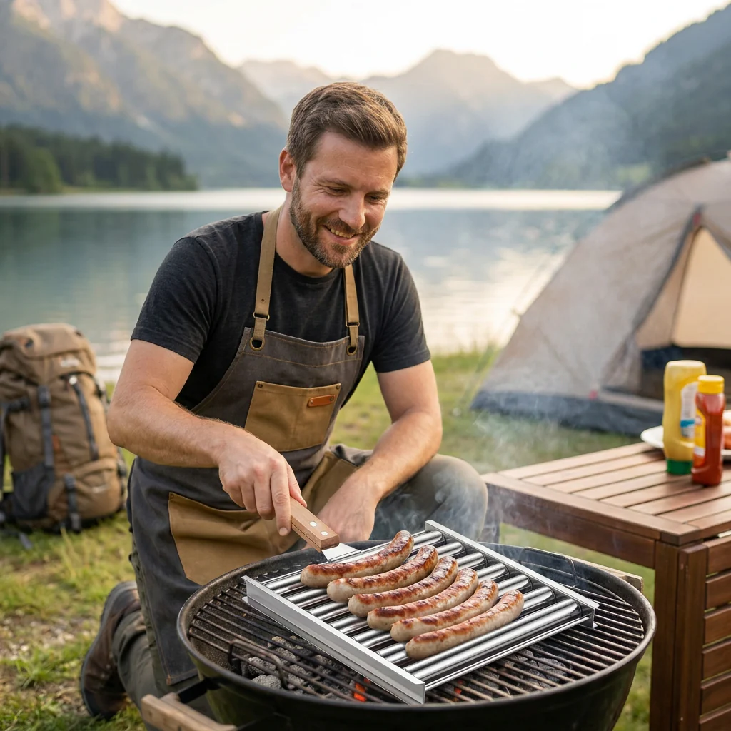 🔥SUMMER SALE OFF 50%  Hot Dog Roller for Grill🌭 thumbnail 2