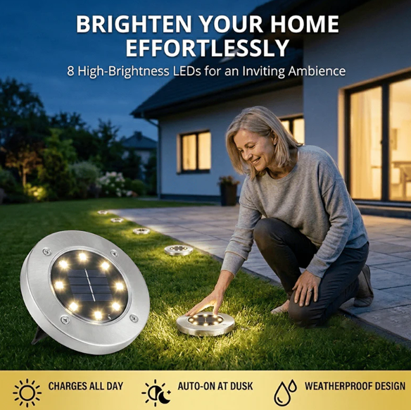 🔥Hot Deal Summer 🔥 Solar Ground Lights for Outdoor Gardens🔥 thumbnail 3