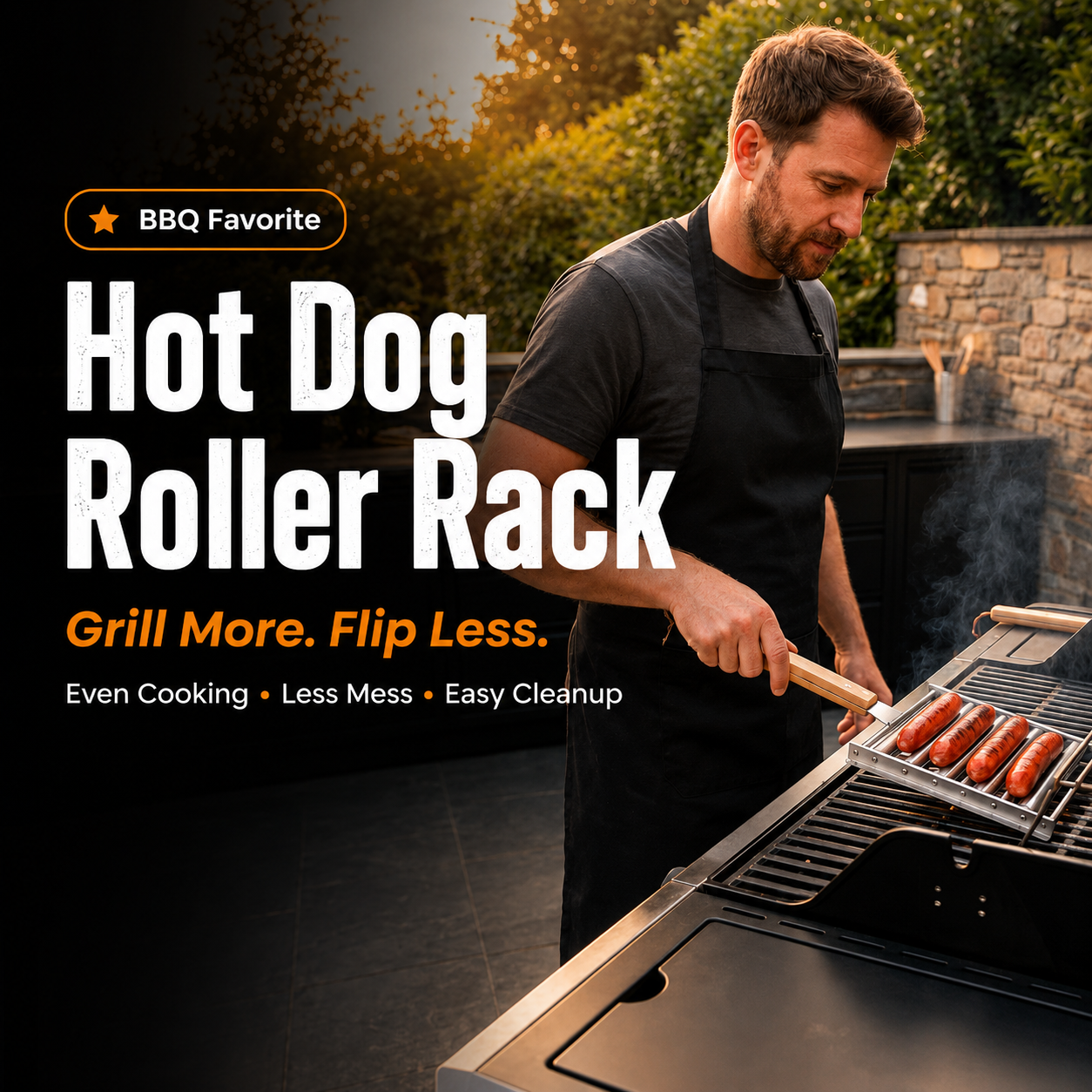 🔥SUMMER SALE OFF 50% Hot Dog Roller for Grill🌭 - Image 1