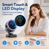 🔥Hot Deal Summer SALE OFF UP TO 50% + Free Shipping🔥4000mAh Clip-on Fan 360° Rotate Quiet Desk Fan thumbnail 5