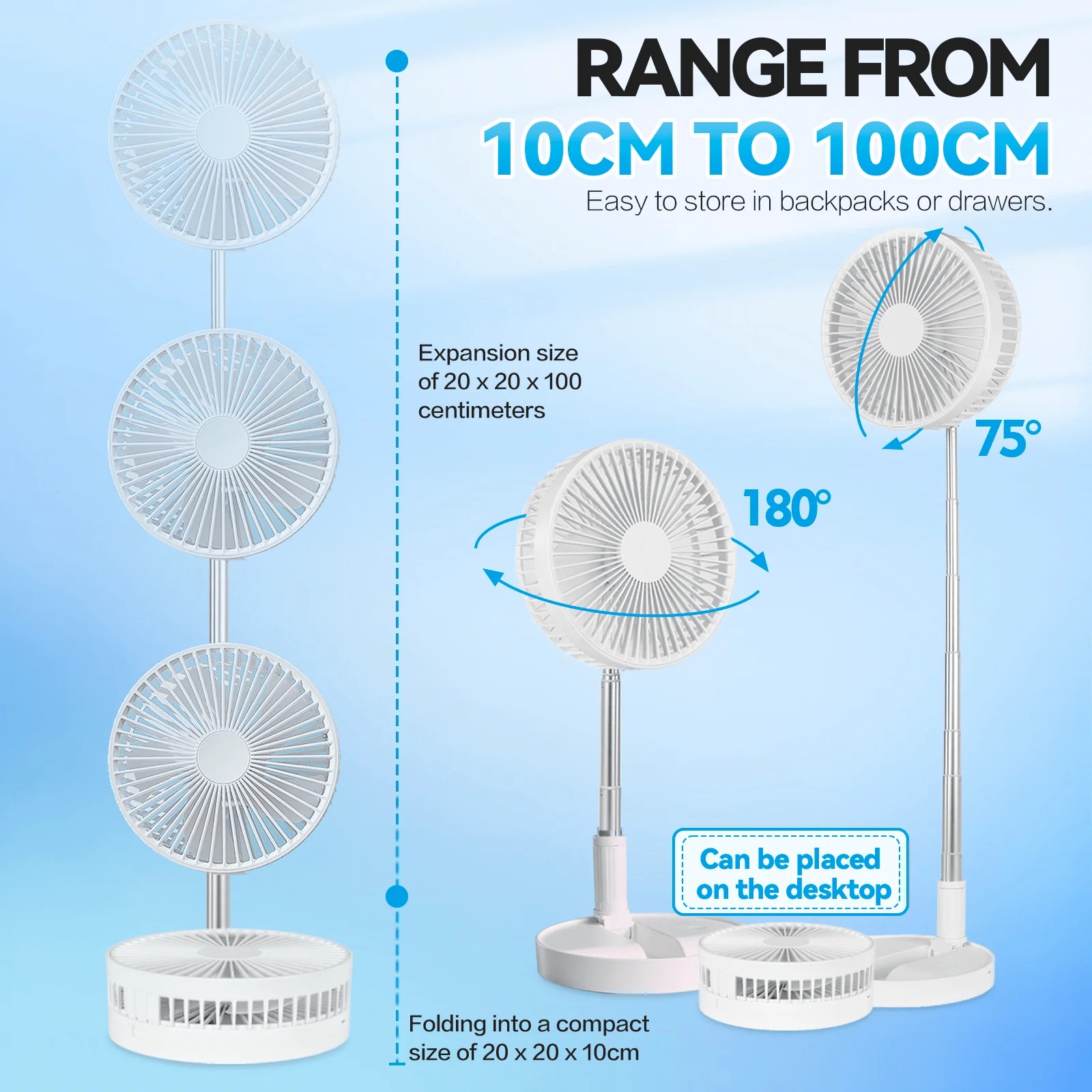 🏆Limited Time Sale 60% OFF🔥FOLDOUT 2-IN-1 PORTABLE TABLETOP & FLOOR FAN thumbnail 17
