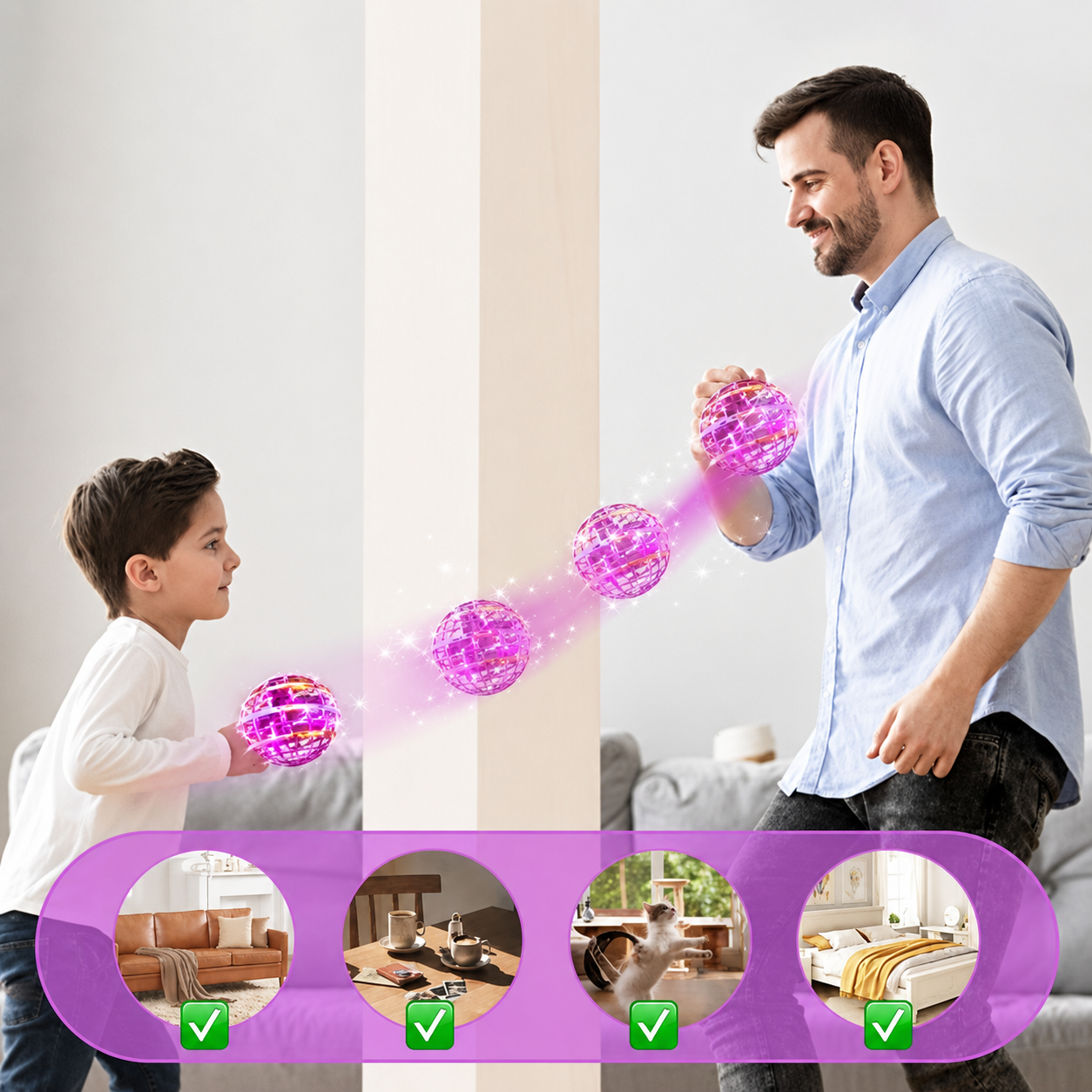 🔥HOT DEAL SUMMER SALE OFF 70%🔥Magic Air Floating Ball thumbnail 10