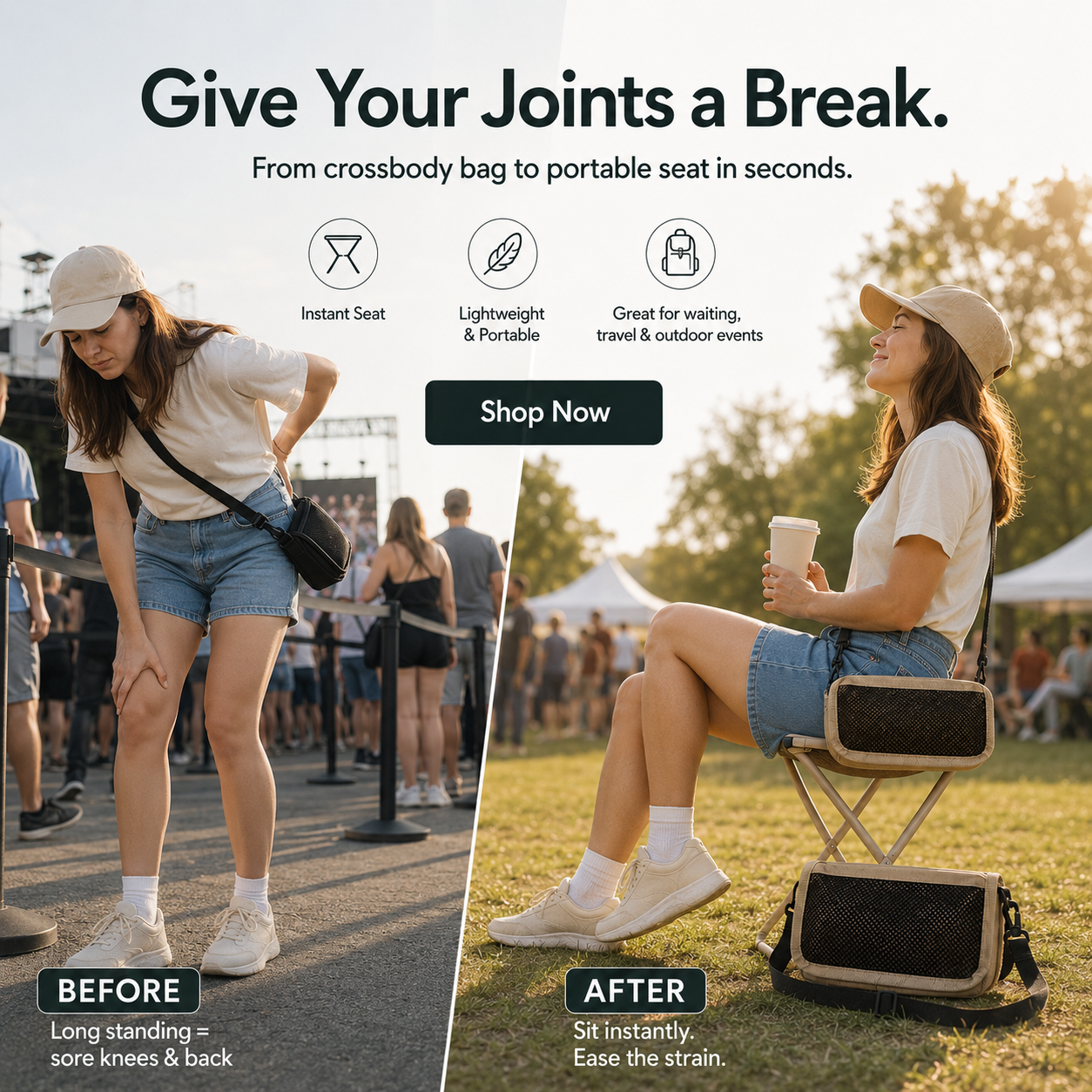 🔥Summer Sale Upto 60% Nomad Sling Chair thumbnail 2