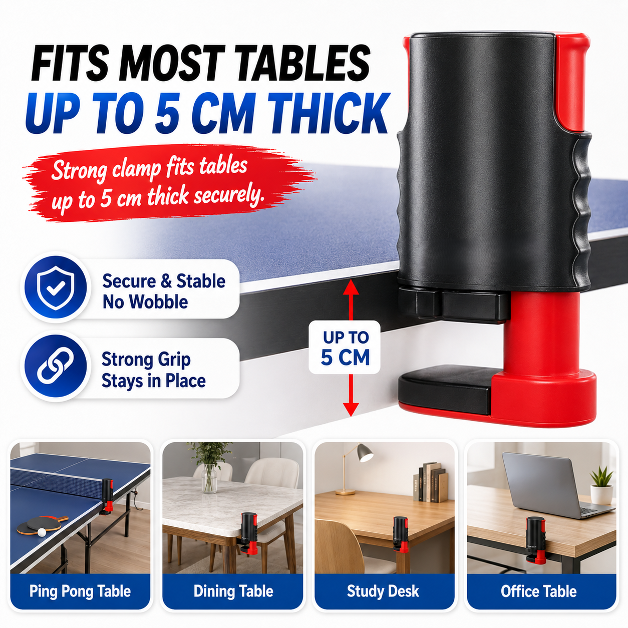 🔥Hot Deal Summer SALE OFF UP TO 50% + Free Shipping🔥All-In-One Table Tennis Set thumbnail 3