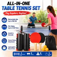 🔥Hot Deal Summer SALE OFF UP TO 50% + Free Shipping🔥All-In-One Table Tennis Set thumbnail 1