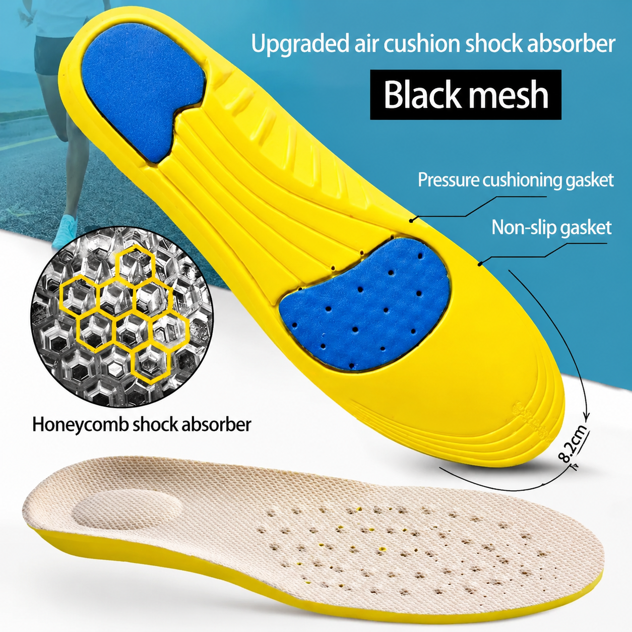 🔥💥 HOT DEAL Save Up To 70% 👣🔥 Sport Insoles for Men & Women 👟 thumbnail 8