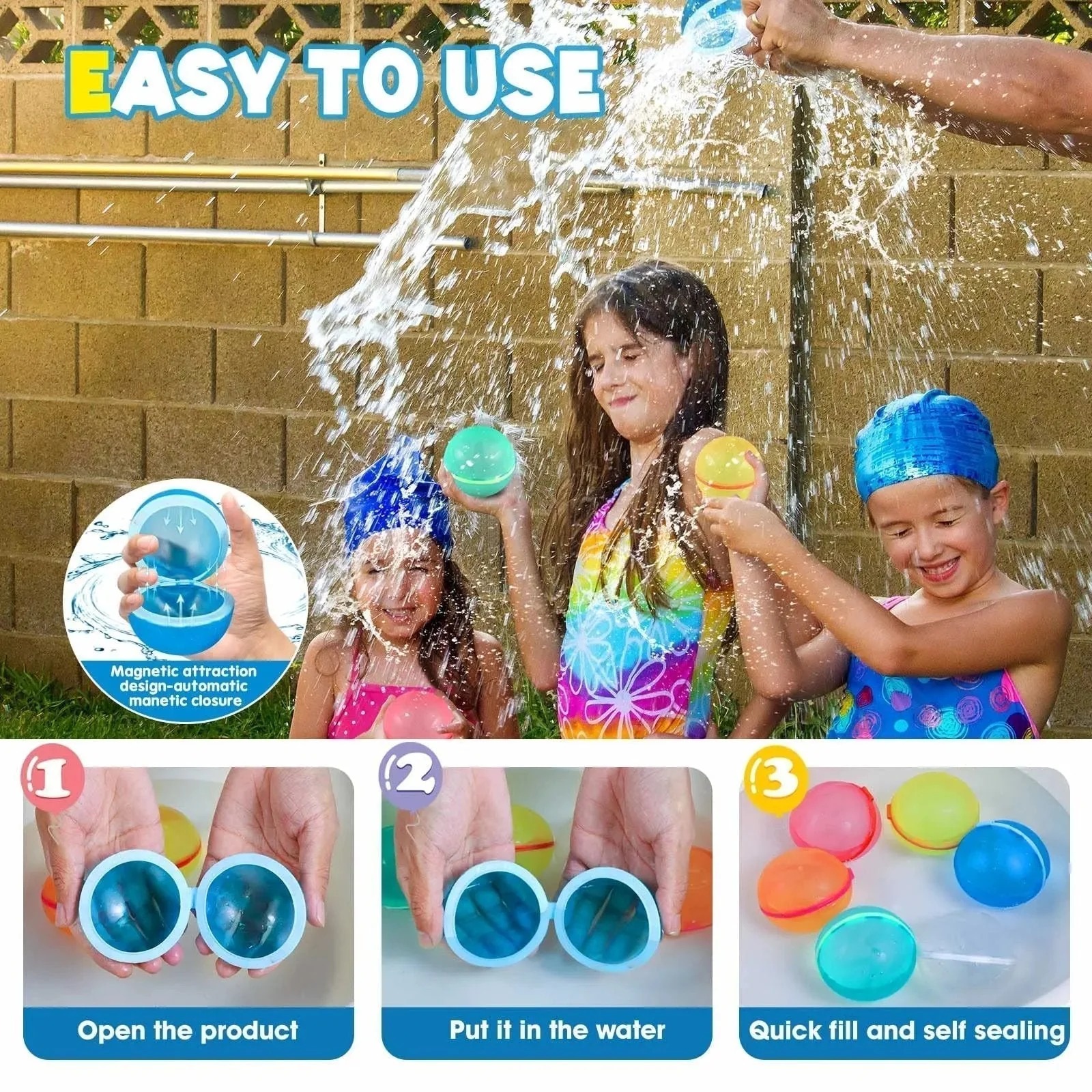 💎Hot Deal Summer Sale Off 70% 🎉Reusable self-sealing water balloons🌊 thumbnail 3