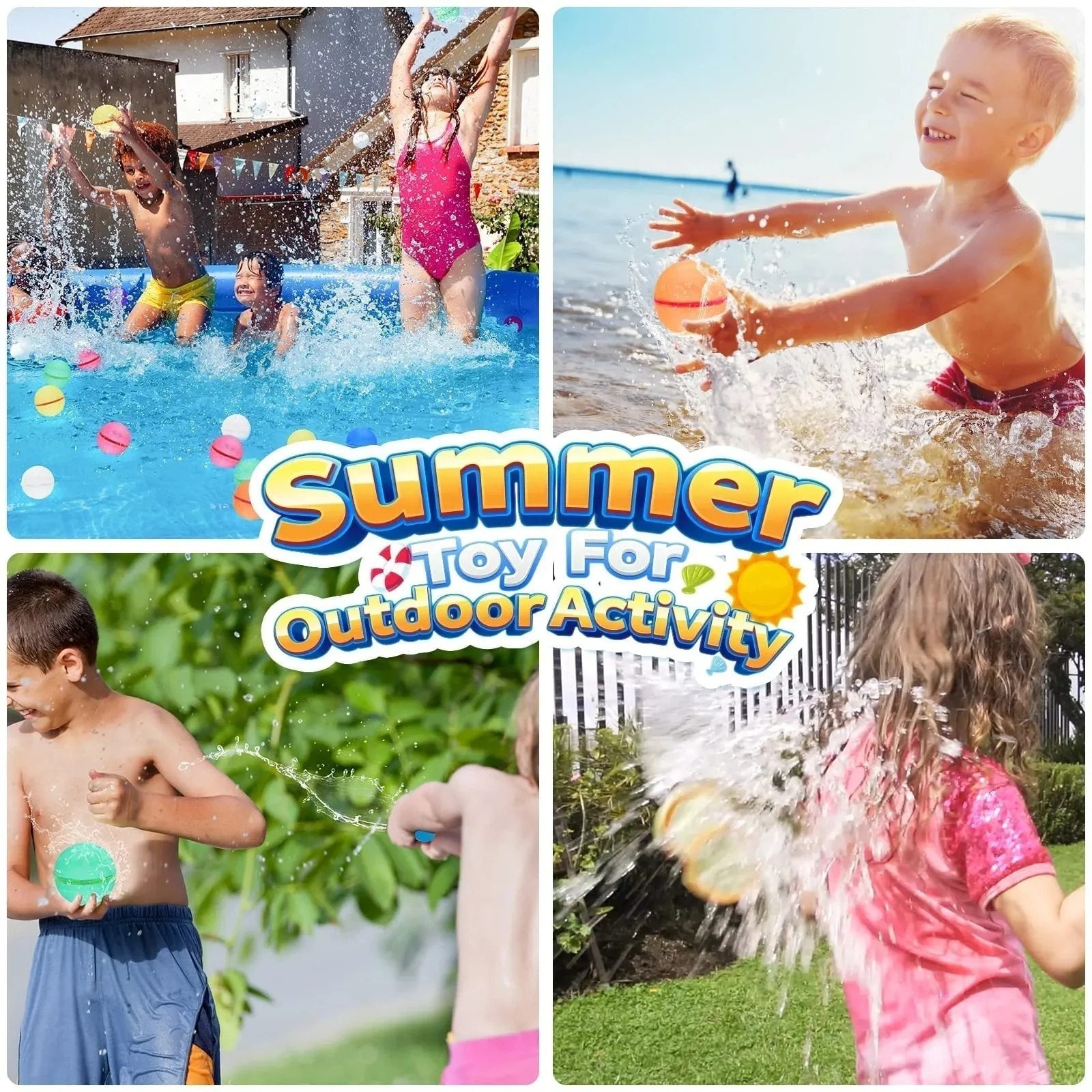 💎Hot Deal Summer Sale Off 70% 🎉Reusable self-sealing water balloons🌊 thumbnail 5